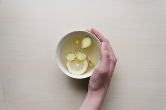 hand around cup